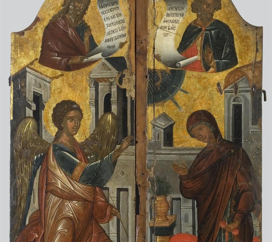 ο Ευαγγελισμός της θεοτόκου, εργαστήρι αγιογραφίας, μαθήματα αγιογραφίας