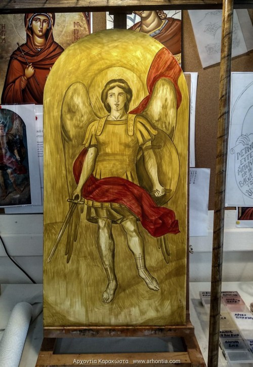 μαθήματα αγιογραφίας αρχάγγελος μιχαήλ