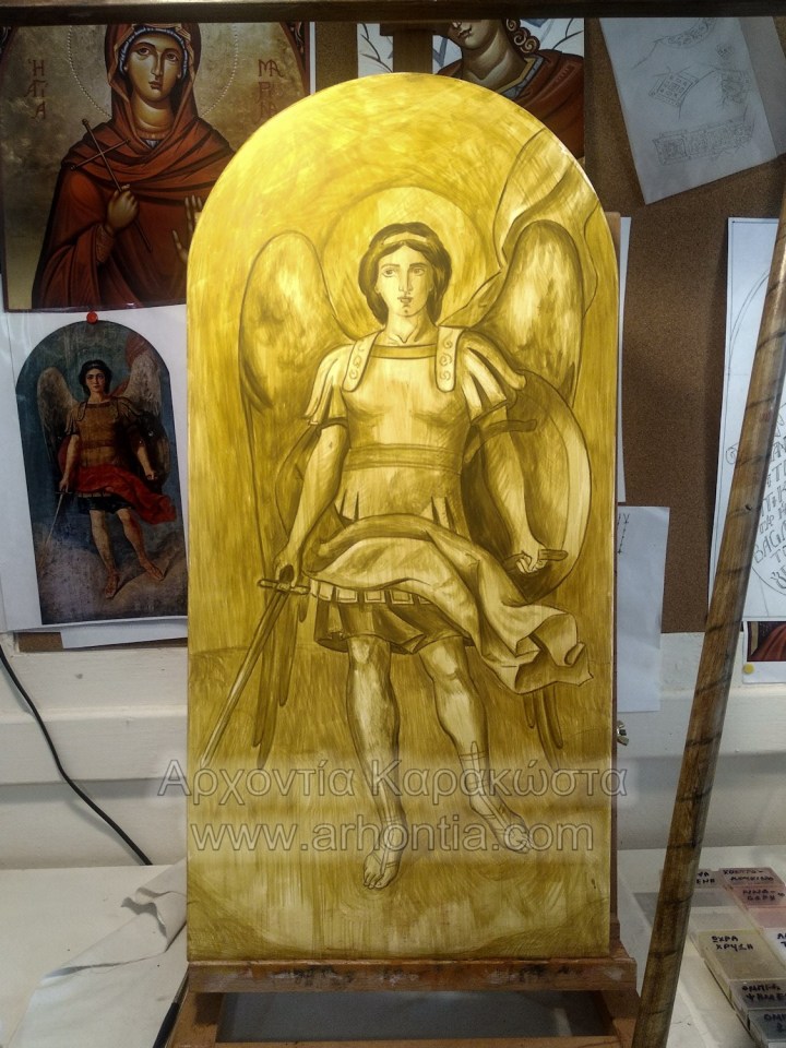μαθήματα αγιογραφίας αρχάγγελος μιχαήλ