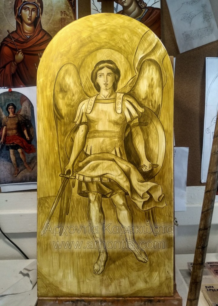 μαθήματα αγιογραφίας αρχάγγελος μιχαήλ