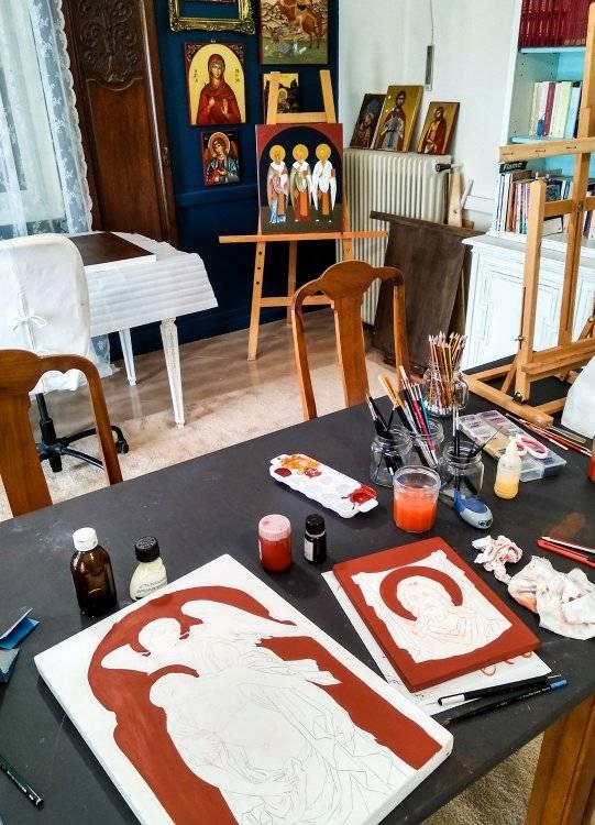 Μαθήματα Αγιογραφίας Αρχοντία Καρακώστα