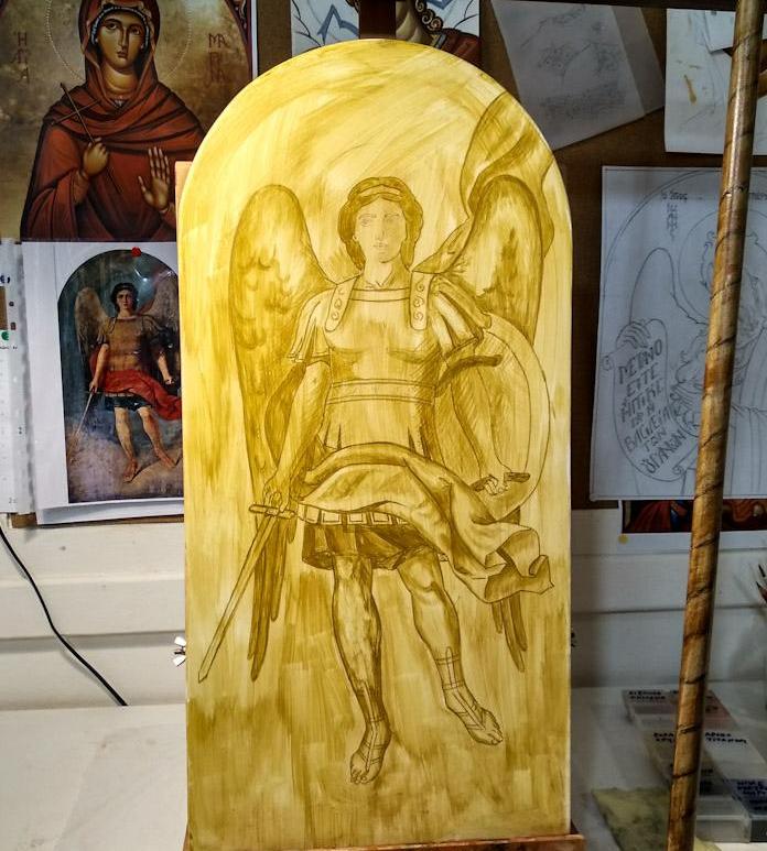 μαθήματα αγιογραφίας αρχάγγελος μιχαήλ