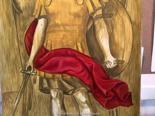 μαθήματα αγιογραφίας αρχάγγελος μιχαήλ