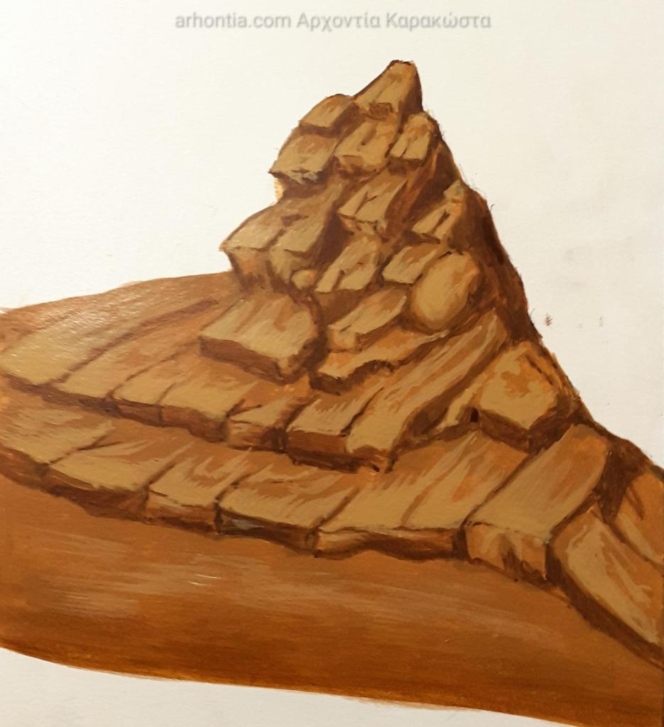 painting the mountains in byzantine iconography